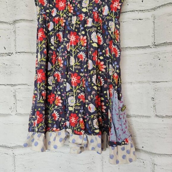 Matilda Jane 435 Floral Sleeveless Fit & Flare Dress Multicolor Size 14 Rayon - Picture 13 of 14